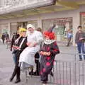 Outside the Co-op building on Derry's Cross, Uni: PPSU "Jazz" RAG Street Parade, Plymouth, Devon - 17th February 1986