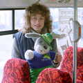 Gus in the bus again, Uni: PPSU "Jazz" RAG Street Parade, Plymouth, Devon - 17th February 1986