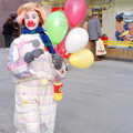 A clown, Uni: PPSU "Jazz" RAG Street Parade, Plymouth, Devon - 17th February 1986