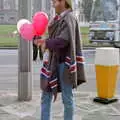 A 'Mexican' with balloons, Uni: PPSU "Jazz" RAG Street Parade, Plymouth, Devon - 17th February 1986