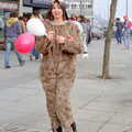 Cat Woman on Old Town Street, Uni: PPSU "Jazz" RAG Street Parade, Plymouth, Devon - 17th February 1986