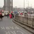 On Charles Cross roundabout and the back of Drake's Circus, Uni: PPSU "Jazz" RAG Street Parade, Plymouth, Devon - 17th February 1986