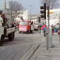 The parade on Mutley Plain, Uni: PPSU "Jazz" RAG Street Parade, Plymouth, Devon - 17th February 1986