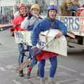 The Canoe Club outside Top Shop on Armada Way, Uni: PPSU "Jazz" RAG Street Parade, Plymouth, Devon - 17th February 1986