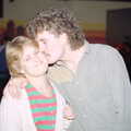 Sam's girlfriend gets a kiss, Uni: Music Nights and the RAG Ball, Plymouth, Devon - 18th February 1986