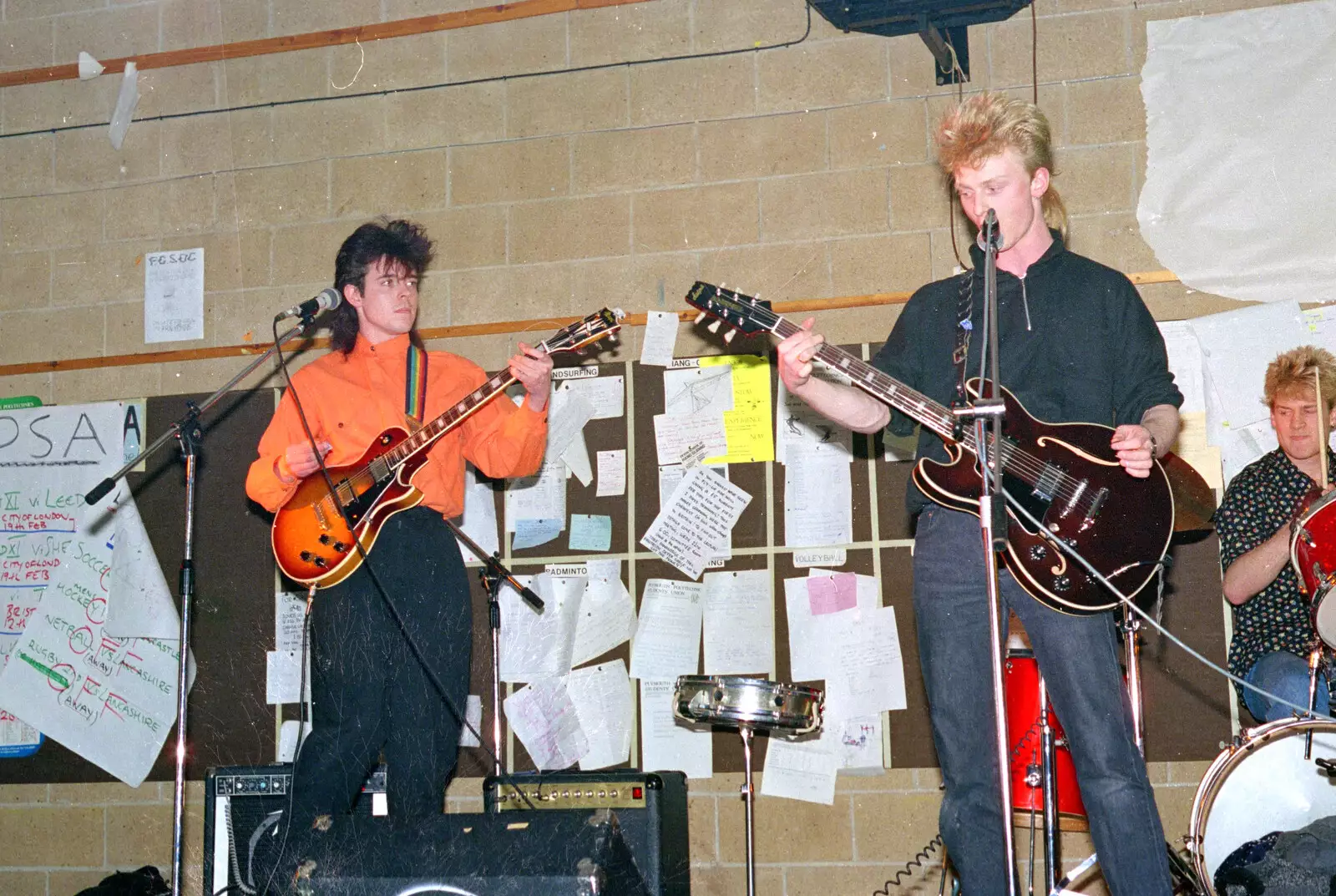 A guitar band, from Uni: Music Nights and the RAG Ball, Plymouth, Devon - 18th February 1986