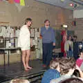 Roy speaks to the room, Uni: The PPSU "Jazz" RAG Review and Charity Auction, Plymouth, Devon - 19th February 1986