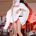 Dunwoody dresses up as a sperm, Uni: The PPSU "Jazz" RAG Review and Charity Auction, Plymouth, Devon - 19th February 1986