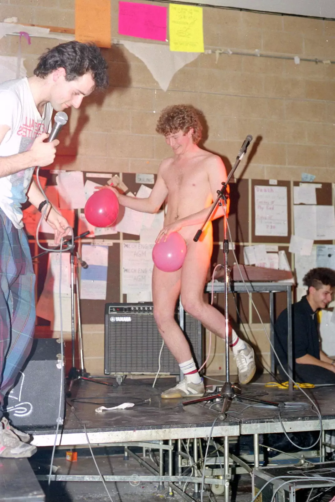 There's a naked balloon dance on stage, from Uni: The PPSU "Jazz" RAG Review and Charity Auction, Plymouth, Devon - 19th February 1986