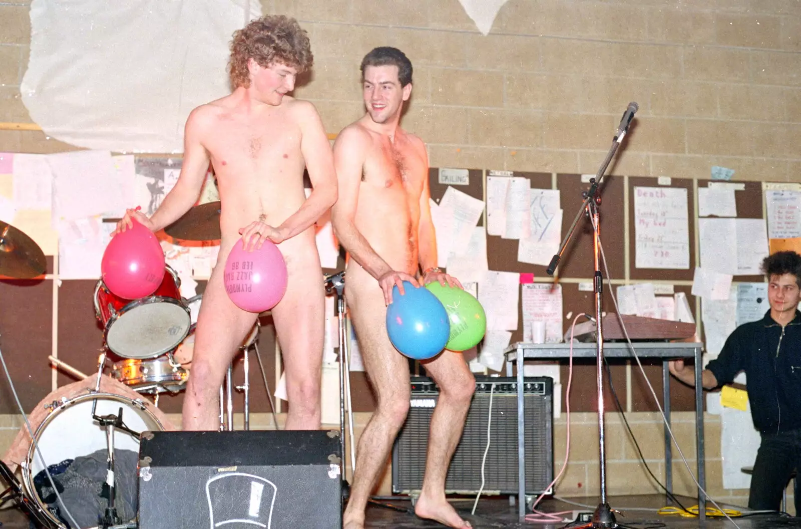 The balloon dance gets risqué, from Uni: The PPSU "Jazz" RAG Review and Charity Auction, Plymouth, Devon - 19th February 1986