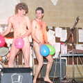 The balloon dance gets risqué, Uni: The PPSU "Jazz" RAG Review and Charity Auction, Plymouth, Devon - 19th February 1986
