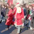 A Father Christmas gets in on the act, Uni: No Chance Fowler! A student Demonstration, London - 26th February 1986