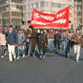 More Plymouth Poly banner waving, Uni: No Chance Fowler! A student Demonstration, London - 26th February 1986
