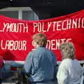 Plymouth Polytechnic Labour Students are out, Uni: No Chance Fowler! A student Demonstration, London - 26th February 1986