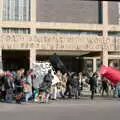 The demo passes by Partnership House on Waterloo Road, Uni: No Chance Fowler! A student Demonstration, London - 26th February 1986