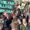 Trevelyan College, Durham, Uni: No Chance Fowler! A student Demonstration, London - 26th February 1986