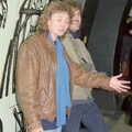 Alison and Sam at Charing Cross tube station, Uni: No Chance Fowler! A student Demonstration, London - 26th February 1986