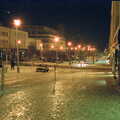 Armada Way in the snow, outside Lloyds Bank (taken handheld at 1/15th sec), Uni: Canoe Society RAG Raft Madness, Plymouth Sound - 1st March 1986