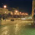 Armada Way in the snow, outside Lloyds Bank (taken handheld at 1/15th sec), Uni: Canoe Society RAG Raft Madness, Plymouth Sound - 1st March 1986