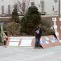 Mal Edgson poses for a photo, Uni: A Van Gogh Grant Cuts Protest, Plymouth, Devon - 1st March 1986