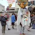 Vincent potters around with his palette, Uni: A Van Gogh Grant Cuts Protest, Plymouth, Devon - 1st March 1986