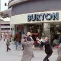 Some kind of sack is hurled around by Burton, Uni: A Van Gogh Grant Cuts Protest, Plymouth, Devon - 1st March 1986