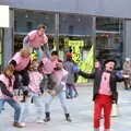 Ta-da! The human pyramid is ready, Uni: A Van Gogh Grant Cuts Protest, Plymouth, Devon - 1st March 1986