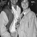 Rik and his sister - Cath the Fish, Uni: The First Year in Black and White, Plymouth Polytechnic, Devon - 8th April 1986