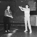 Dave Masterson dancing in Snobs, Uni: The First Year in Black and White, Plymouth Polytechnic, Devon - 8th April 1986