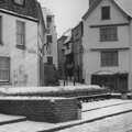 New Street in the Barbican, Uni: The First Year in Black and White, Plymouth Polytechnic, Devon - 8th April 1986