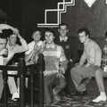 The lads in Snobs nightclub, Uni: The First Year in Black and White, Plymouth Polytechnic, Devon - 8th April 1986