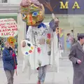 Vincent outside Marks and Spencer, Uni: A Van Gogh Grant Cuts Protest, Plymouth, Devon - 8th March 1986