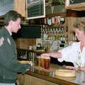 Mark gets the beers in at the James Street Vaults, Uni: A Night In The Bank and Fly Magazine, Plymouth Polytechnic, Devon - March 10th 1986