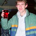 Dave Mallett and a pint of something, Uni: PPSU Office Staff and a Night in the Students' Union Bar, Plymouth - 15th March 1986
