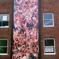 One of <a href='http://www.robertlenkiewicz.com/'>Robert Lenkiewicz's</a> murals on the Barbican, Uni: The End of Term and Whitsand Bay, Plymouth and New Milton - 21st March 1986