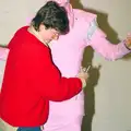 Malcolm gets dressed up in pink bog roll, Uni: The End of Term and Whitsand Bay, Plymouth and New Milton - 21st March 1986