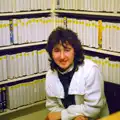 An old school friend in a New Milton video shop, Uni: The End of Term and Whitsand Bay, Plymouth and New Milton - 21st March 1986