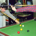 Mark Wilkins plays a bit of pool in the SU, Uni: The End of Term and Whitsand Bay, Plymouth and New Milton - 21st March 1986