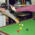 Mark Wilkins plays a bit of pool in the SU, Uni: The End of Term and Whitsand Bay, Plymouth and New Milton - 21st March 1986