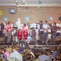 The band on stage, Uni: The End of Term and Whitsand Bay, Plymouth and New Milton - 21st March 1986