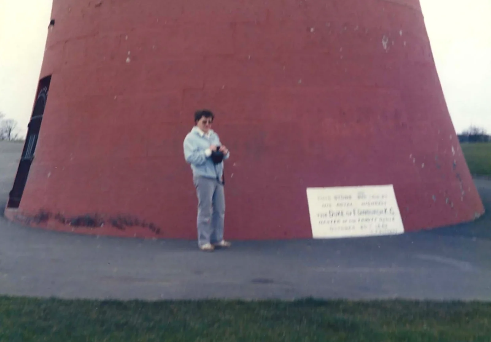 Hamish at the bottom of Smeaton's Tower, from Uni: The End of Term and Whitsand Bay, Plymouth and New Milton - 21st March 1986