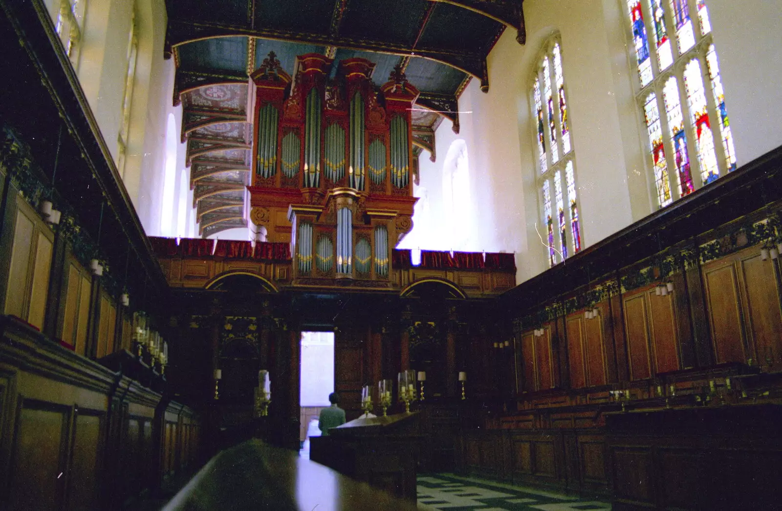 Trinity Chapel, from A Trip to Trinity College, Cambridge - 23rd March 1986