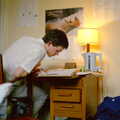 Phil does a spot of studying, A Trip to Trinity College, Cambridge - 23rd March 1986