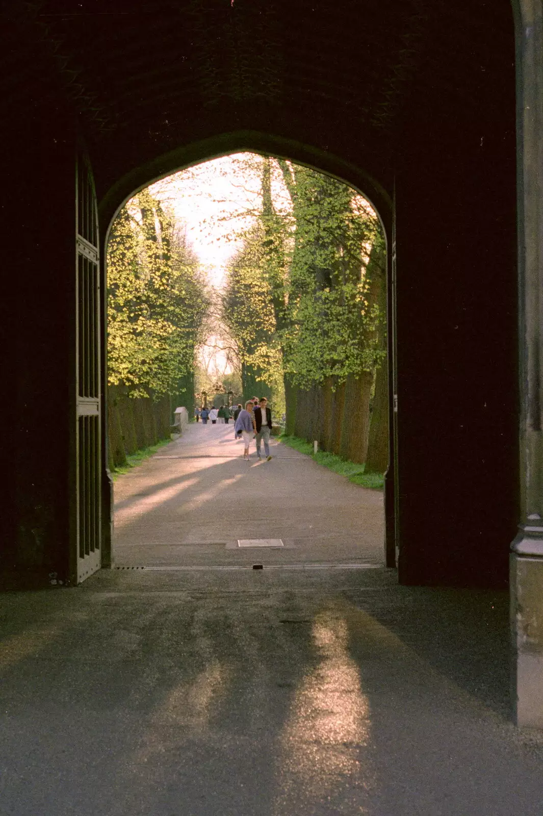 The gate out to the Backs, from A Trip to Trinity College, Cambridge - 23rd March 1986