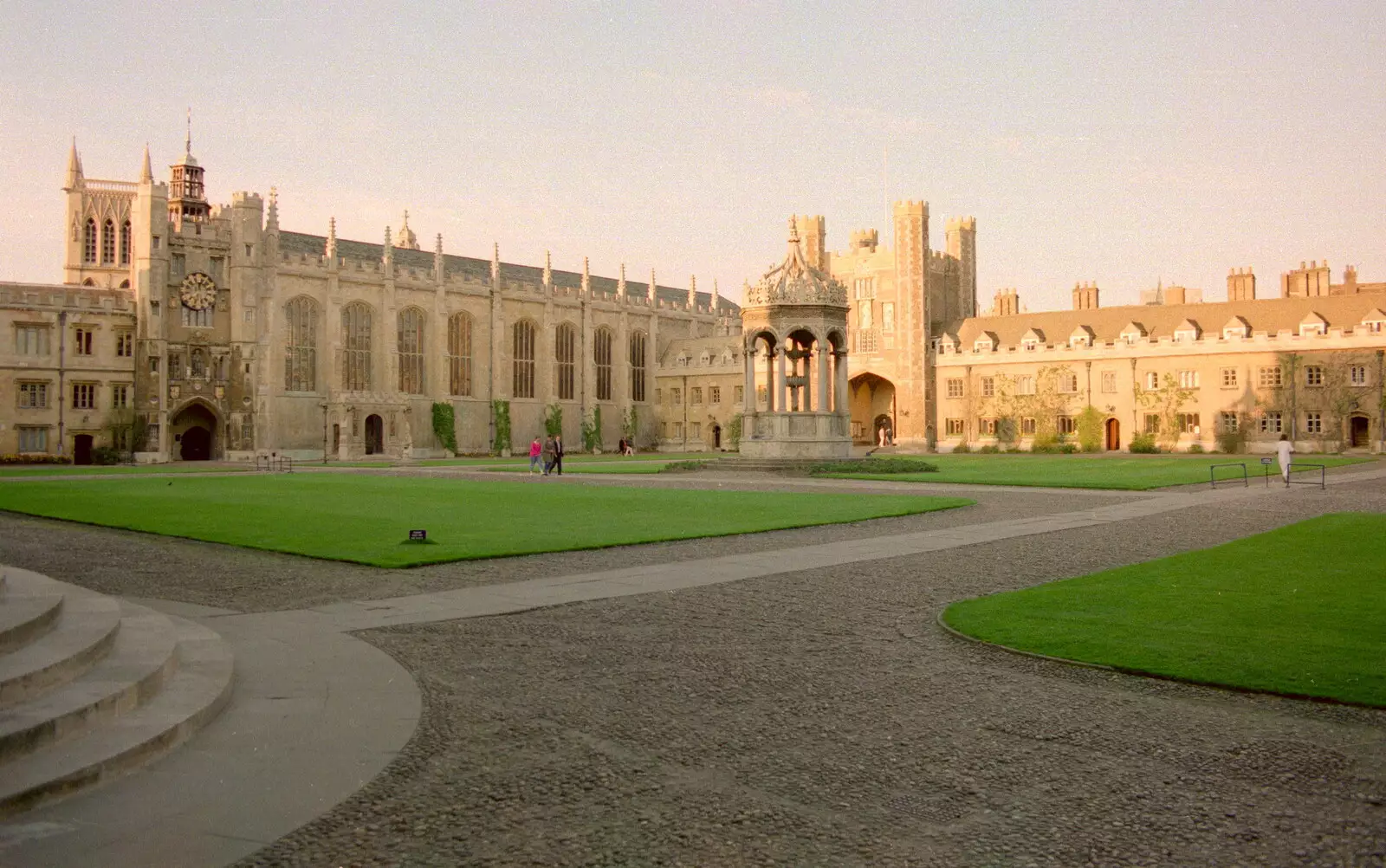 Trinity Great Court, from A Trip to Trinity College, Cambridge - 23rd March 1986