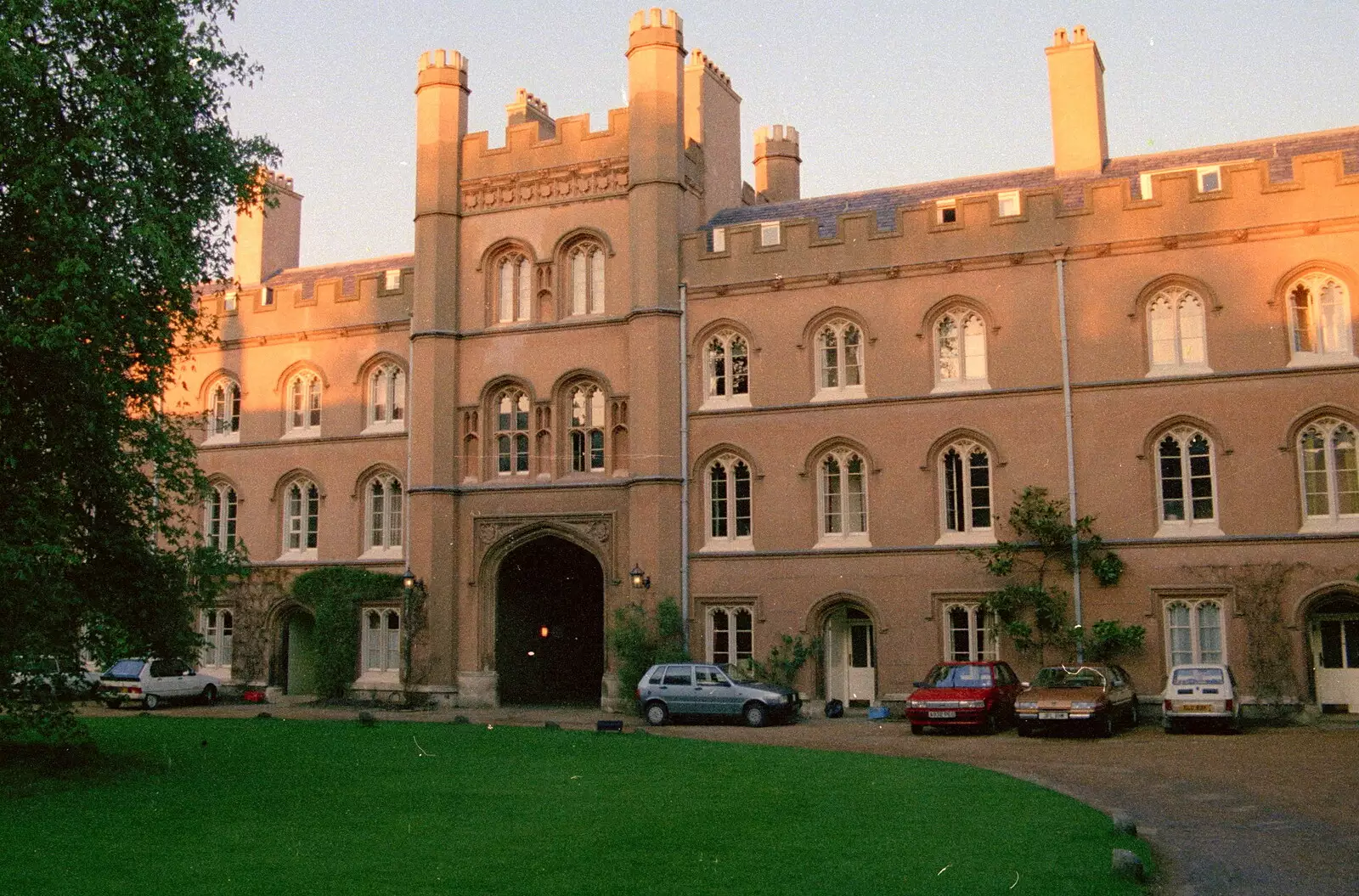 Trinity's back entrance, from A Trip to Trinity College, Cambridge - 23rd March 1986