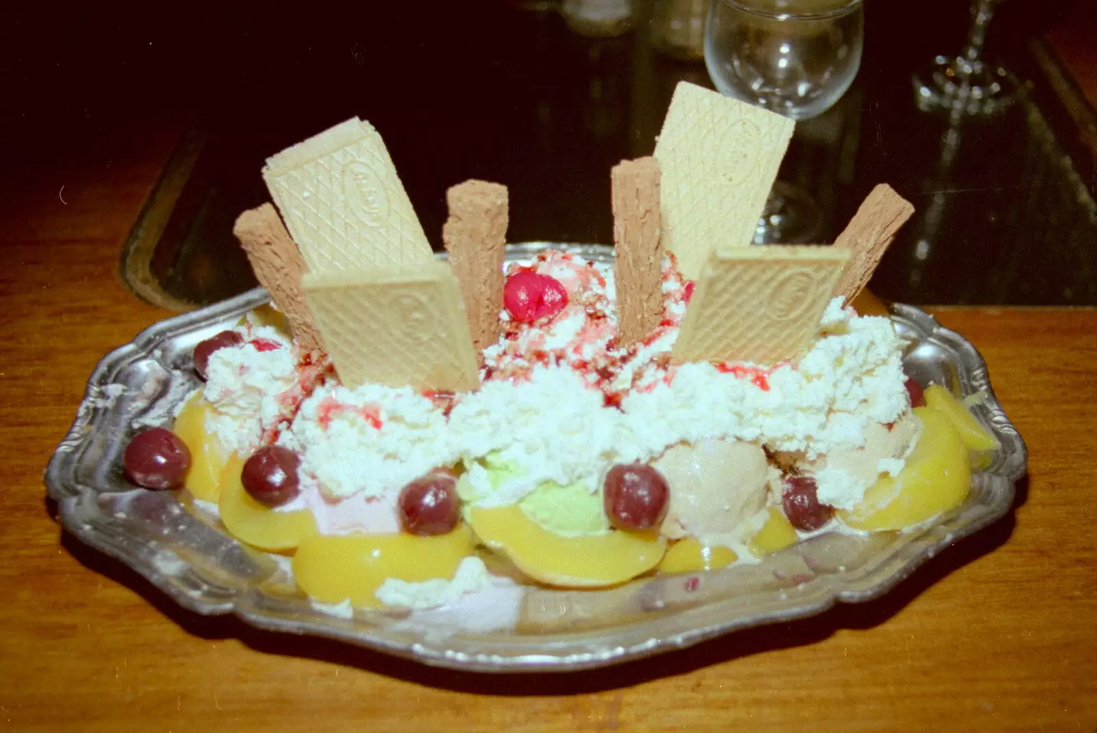 Our massive ice-cream feast at Sweeney Todd's, from A Trip to Trinity College, Cambridge - 23rd March 1986