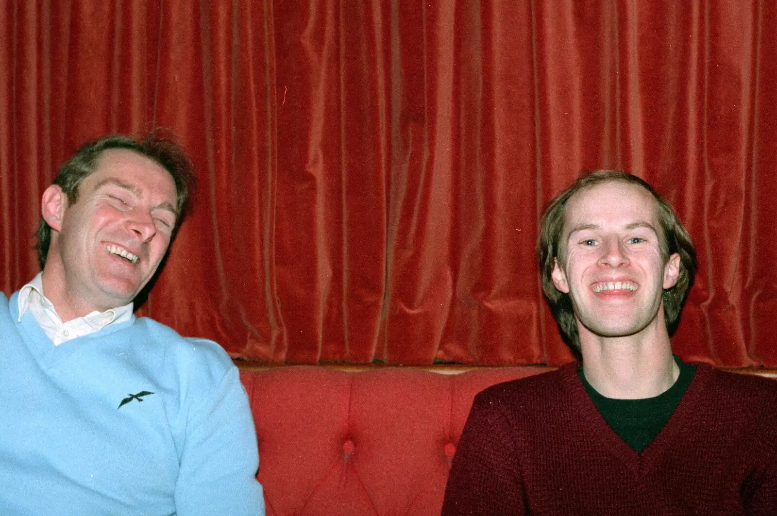 Brian (Jet Ranger) and Gary (Night Owl), from A CB Reunion and a Trip to the Beach, Barton on Sea, Hampshire - 4th April 1986