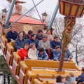 Sean tries to hold it in whilst on the Pirate Ship ride, Easter With Sean in Macclesfield, Cheshire - 6th April 1986