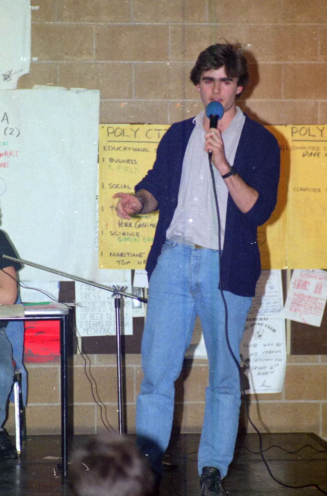 More hustings, from Uni: Student Politics, and Hanging Around The Hoe, Plymouth - 12th April 1986